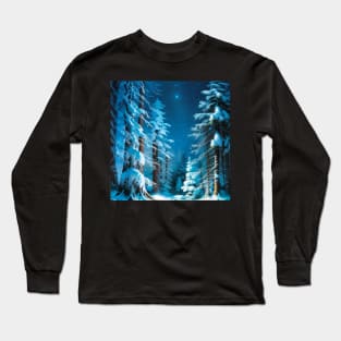 Starry Night in the Forests of Icewind Dale DND Classic Long Sleeve T-Shirt